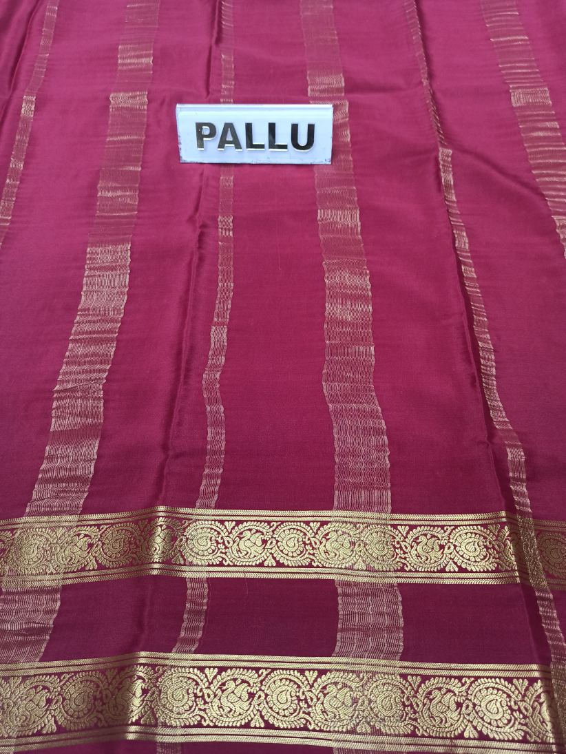 Pure Mysore Silk Saree