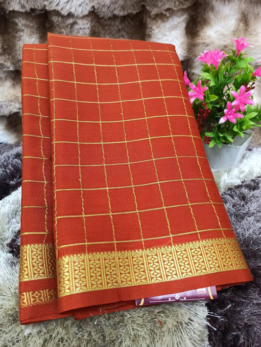 Pure Mysore Silk Saree( 60 Grams )