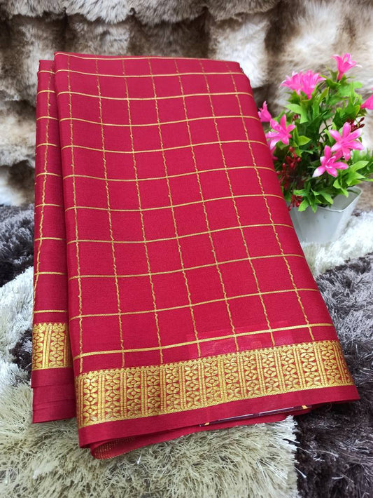 Pure Mysore Silk Saree