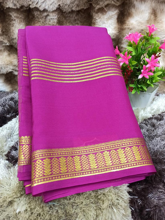 Pure Mysore Silk Saree( 60 Grams )