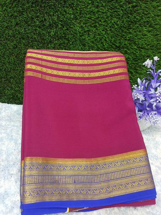 Pure Mysore Silk Saree