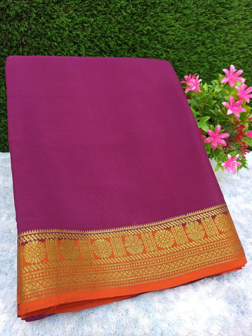 Pure Mysore Silk Saree