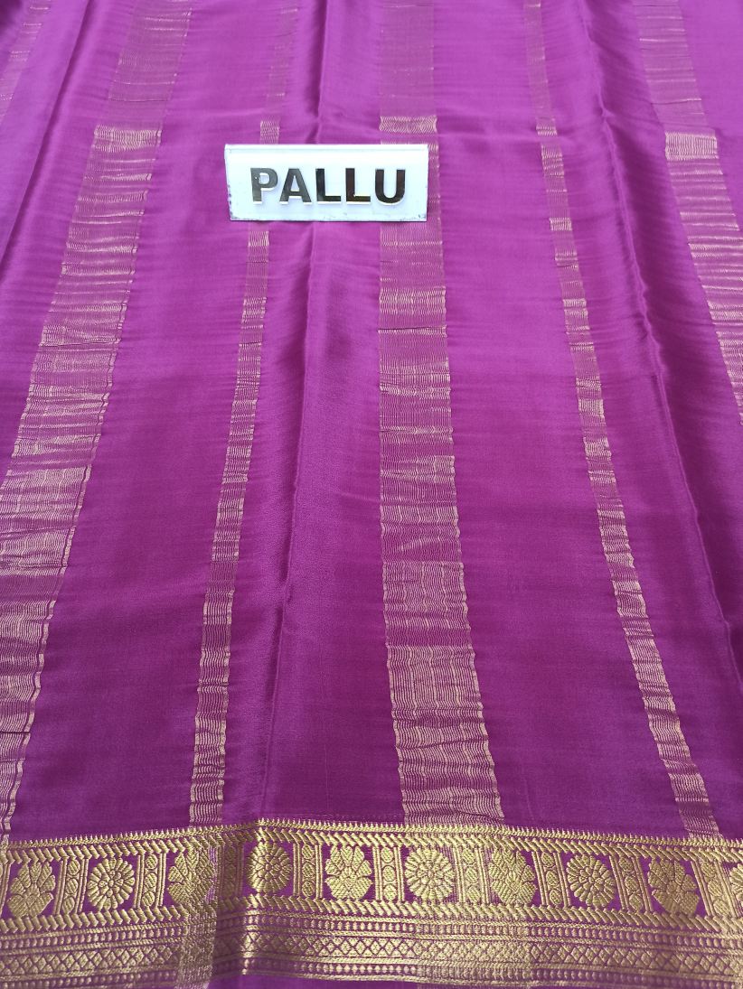 Pure Mysore Silk Saree