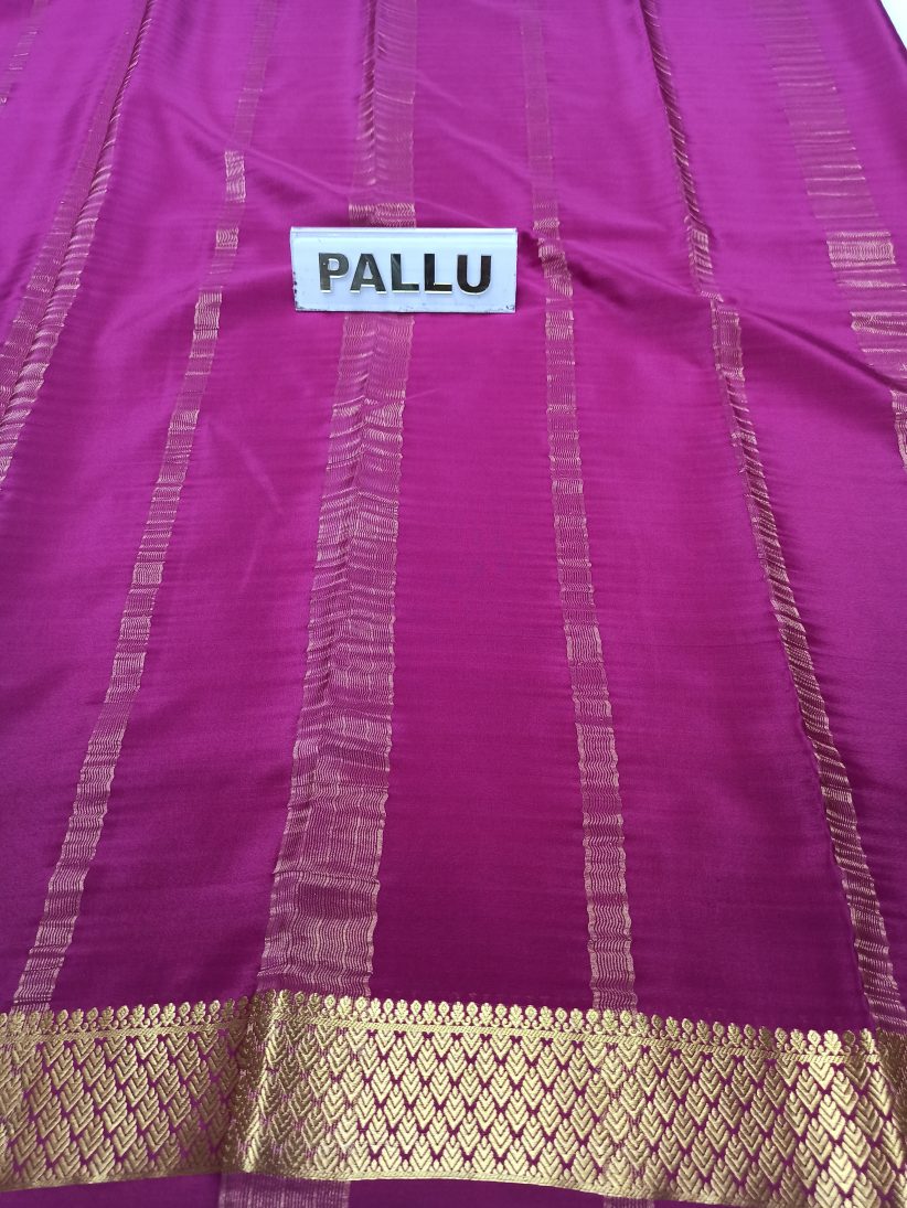 Pure Mysore Silk Saree