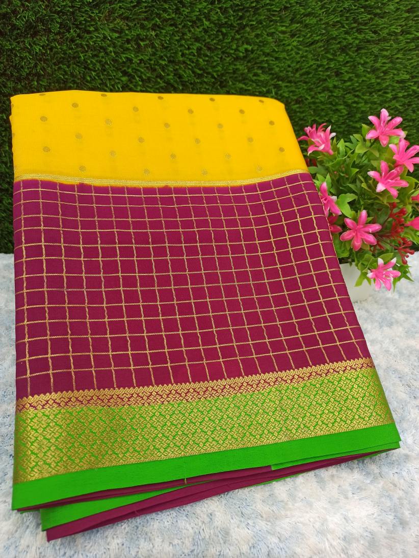 Pure Mysore Silk Saree