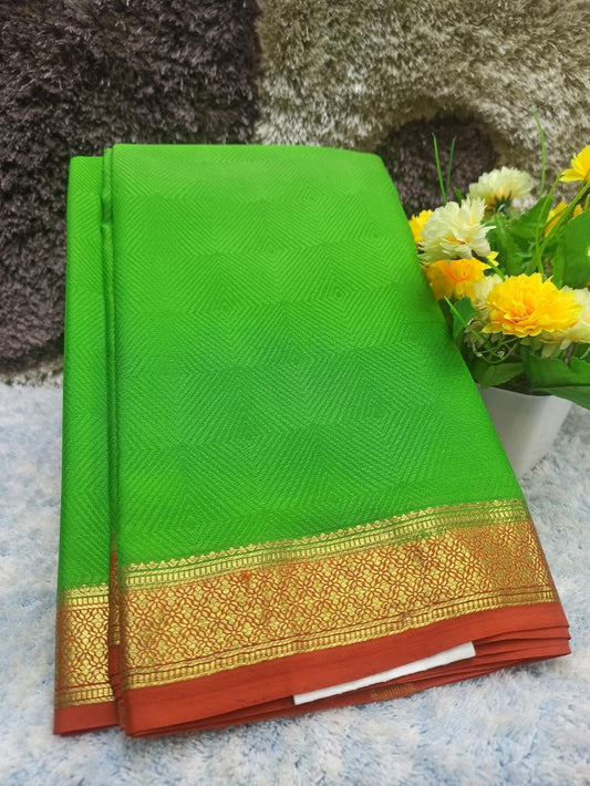 Pure Mysore Silk Saree(60 Grams)