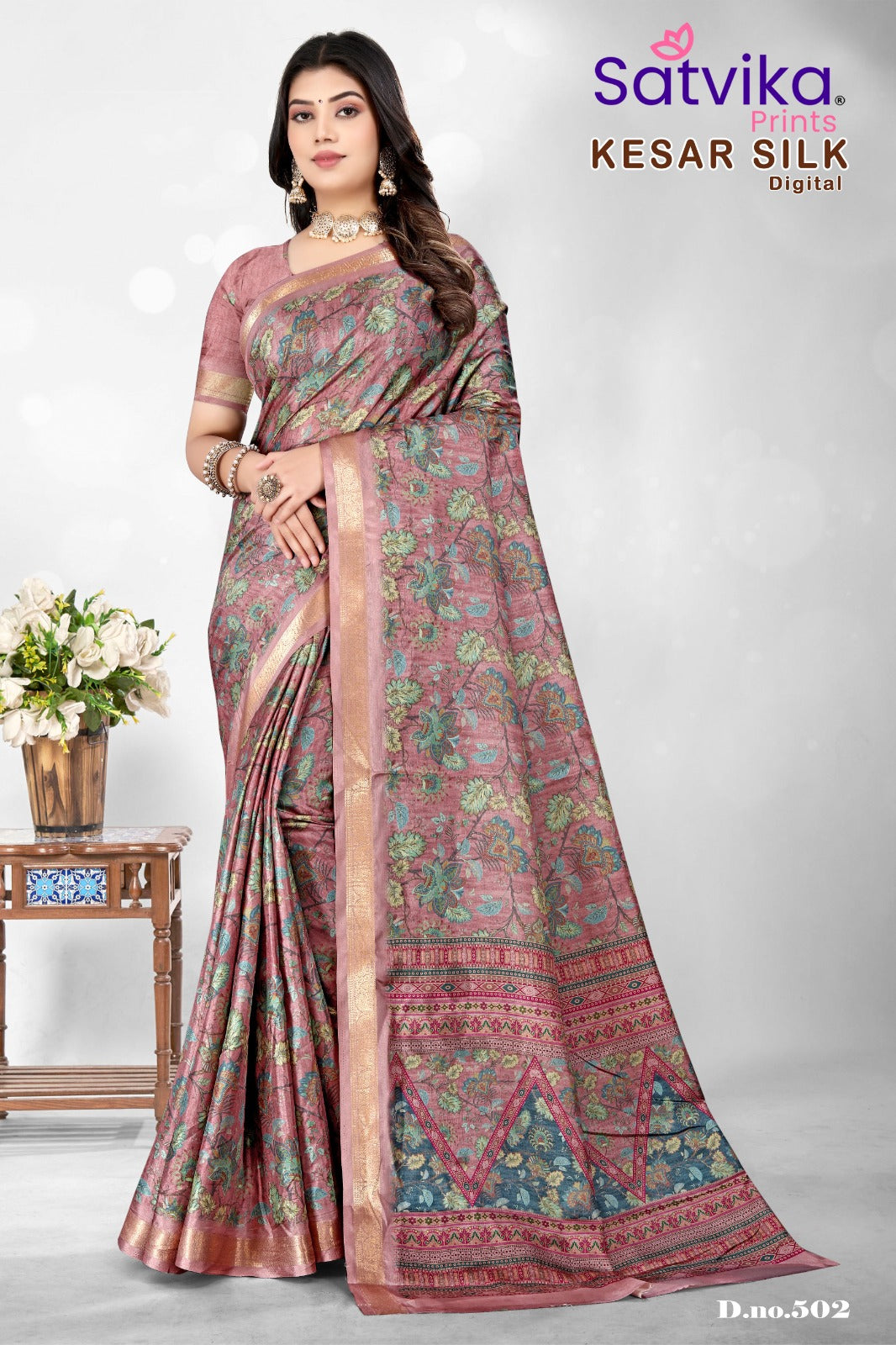 Synthetic Silk Saree