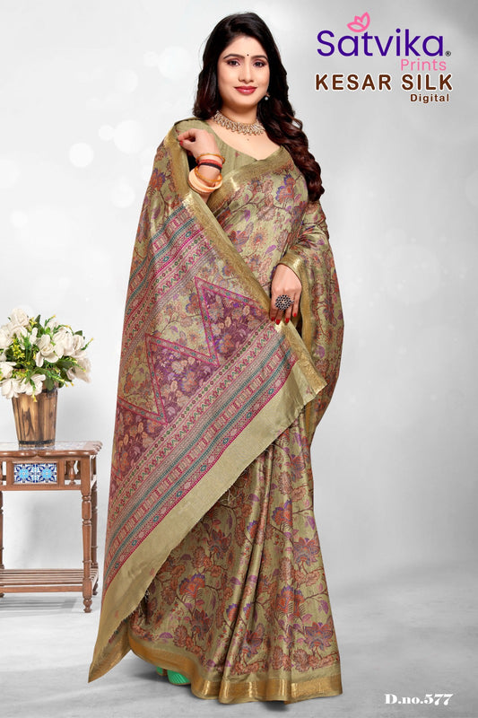 Synthetic Silk Saree