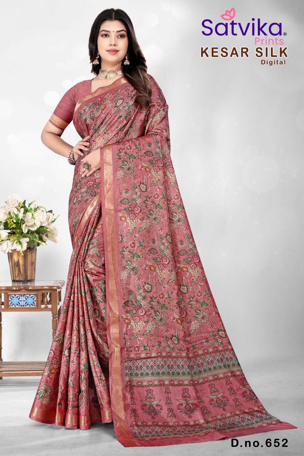 Synthetic Silk Saree