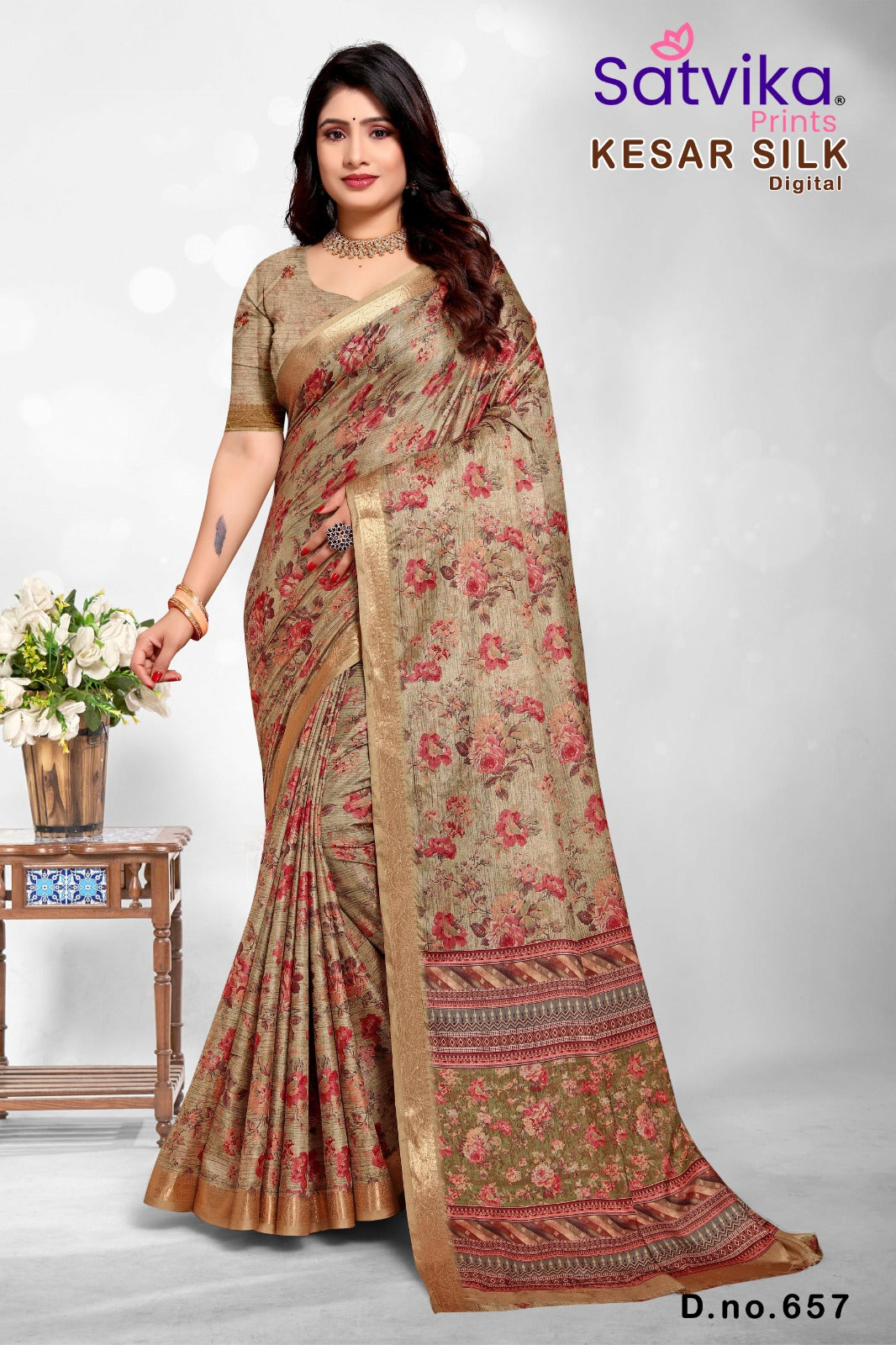 Synthetic Silk Saree