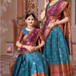 ReadyMade Art Silk Lehenga With Silk Duppatta ( Mother and Daughter )