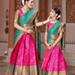 ReadyMade Art Silk Lehenga With Silk Duppatta