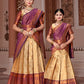 ReadyMade Art Silk Lehenga With Silk Duppatta ( Mother and Daughter )