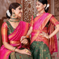 ReadyMade Art Silk Lehenga With Silk Duppatta ( Mother and Daughter )