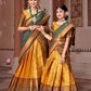 ReadyMade Art Silk Lehenga With Silk Duppatta ( Mother and Daughter )