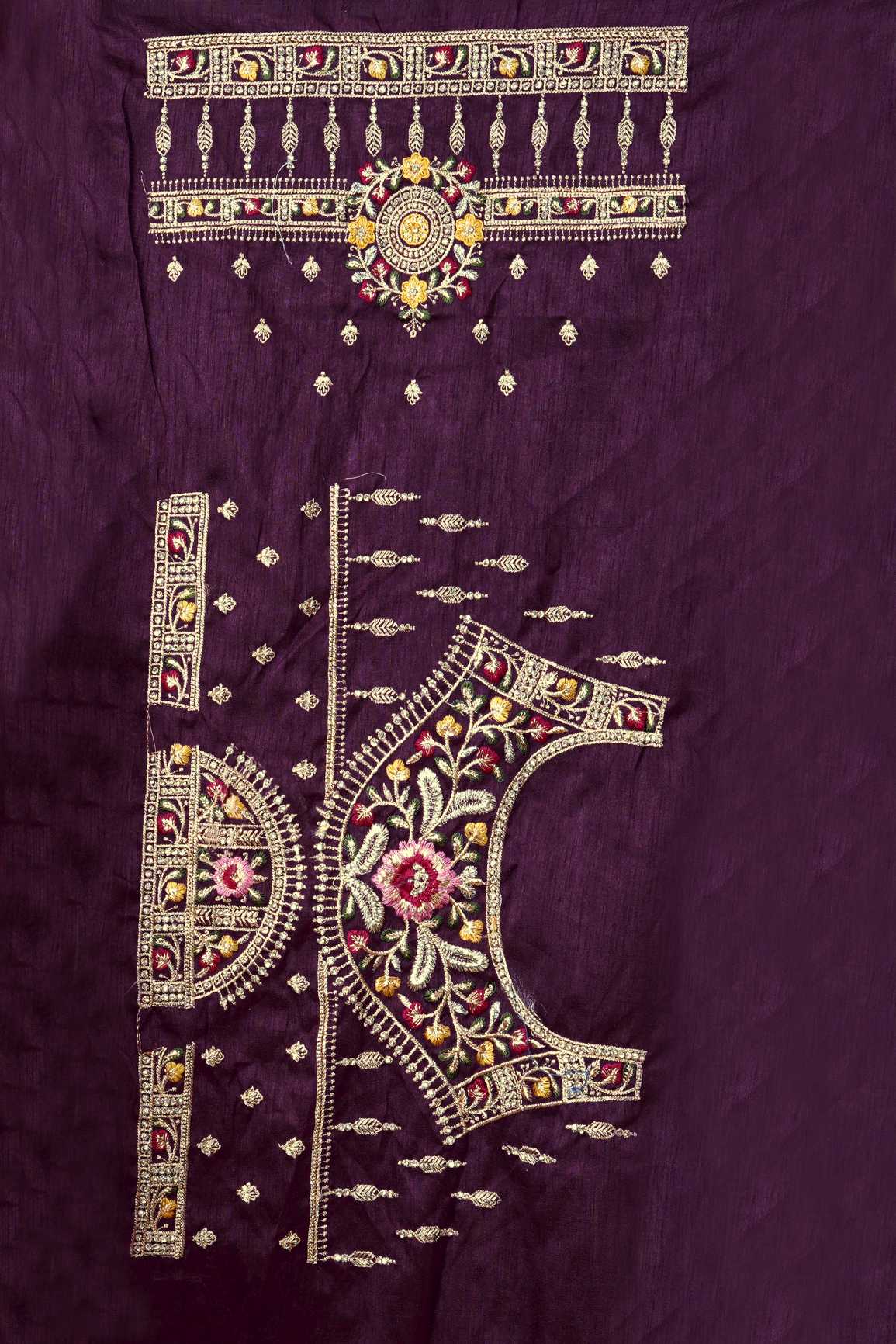 Embroidery Work Saree