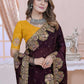 Embroidery Work Saree