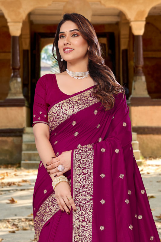 Catalog Designer Embroidery Work Saree