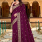 Catalog Designer Embroidery Work Saree