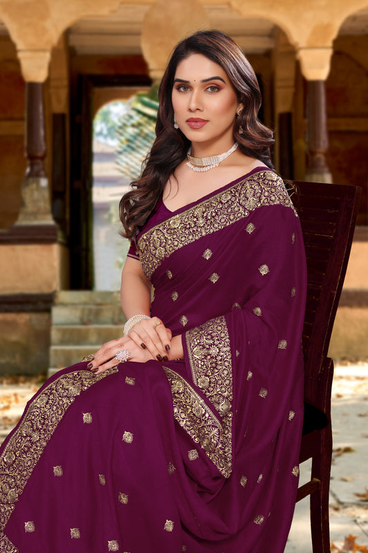 Catalog Designer Embroidery Work Saree