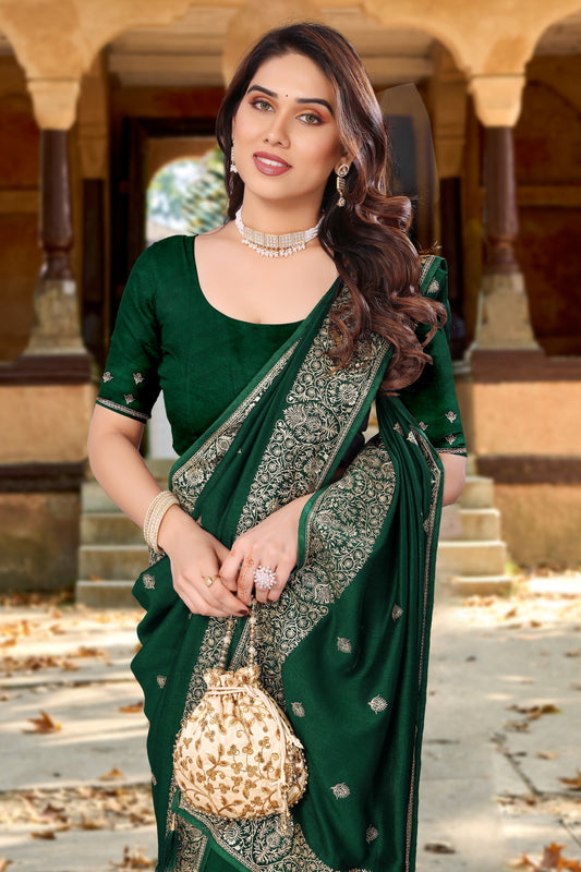 Catalog Designer Embroidery Work Saree