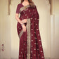 Catalog Designer Embroidery Work Saree