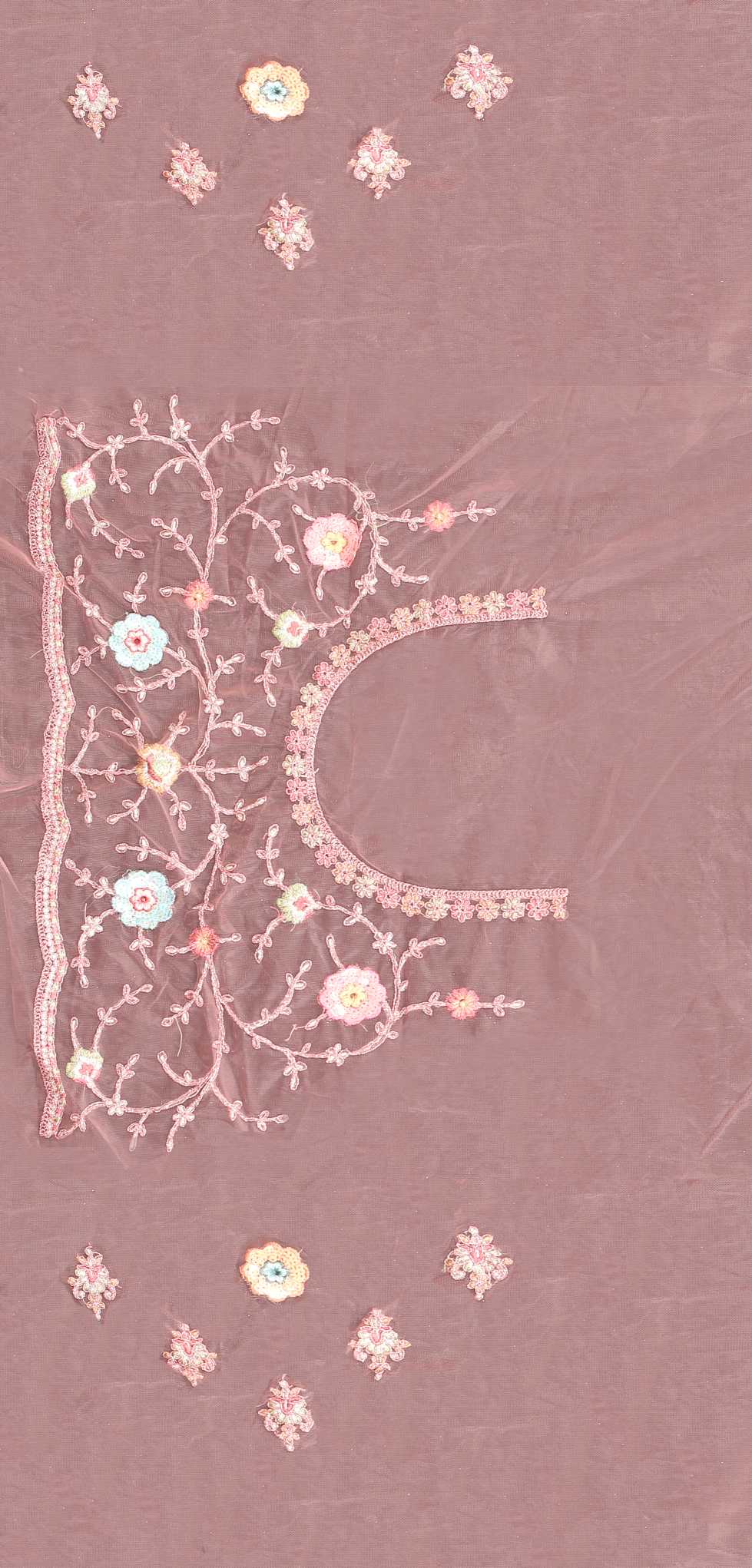 Embroidery Work Saree