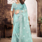 Embroidery Work Saree