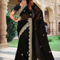 Georgette Silk Saree With Embroidery Work