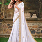 Georgette Silk Saree With Embroidery Work