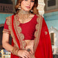 Georgette Silk Saree With Embroidery Work