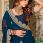 Georgette Silk Saree With Embroidery Work