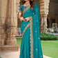 Georgette Silk Saree With Embroidery Work