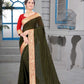 Embroidery Work Saree