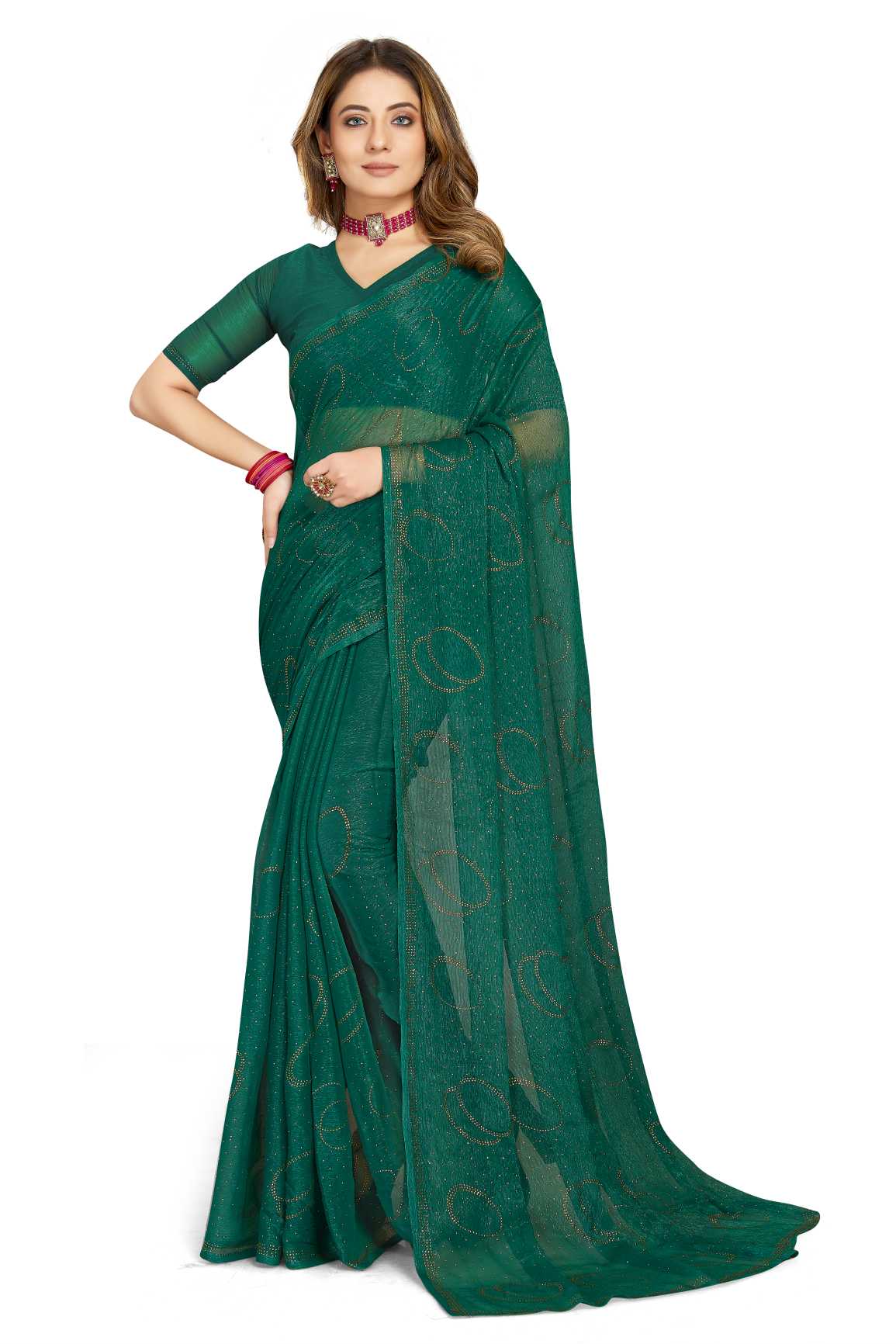 Georgette Silk saree