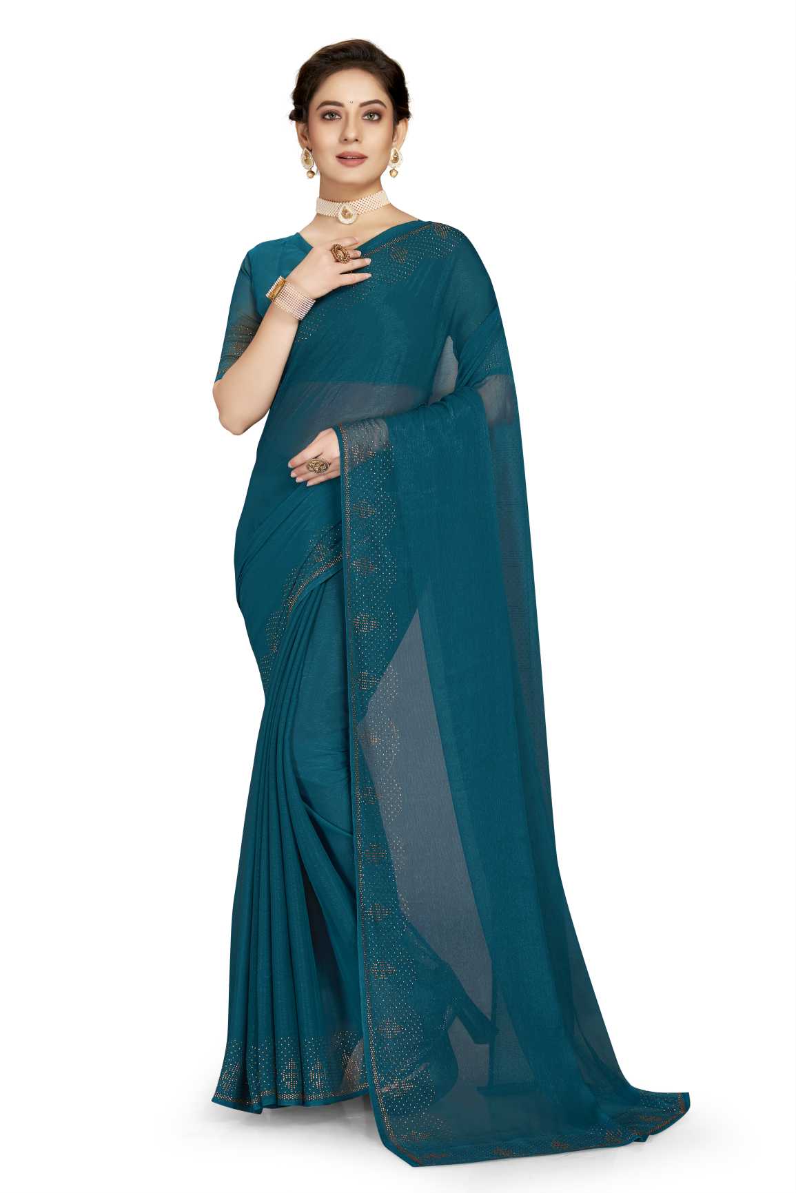 Georgette Silk saree