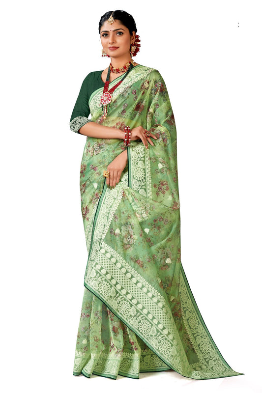 Embroidery Work Saree