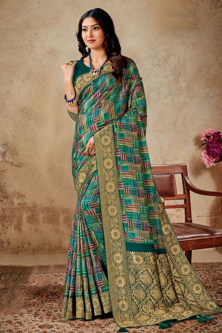 Catalog Designer Embroidery Work Saree