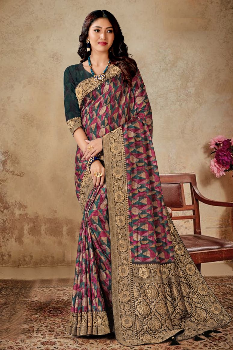 Catalog Designer Embroidery Work Saree