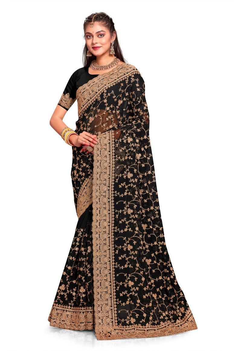 Georgette Silk Saree