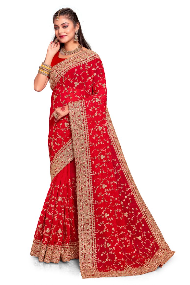 Georgette Silk Saree