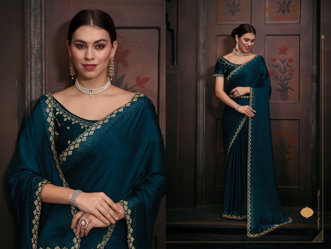 Georgette Silk saree