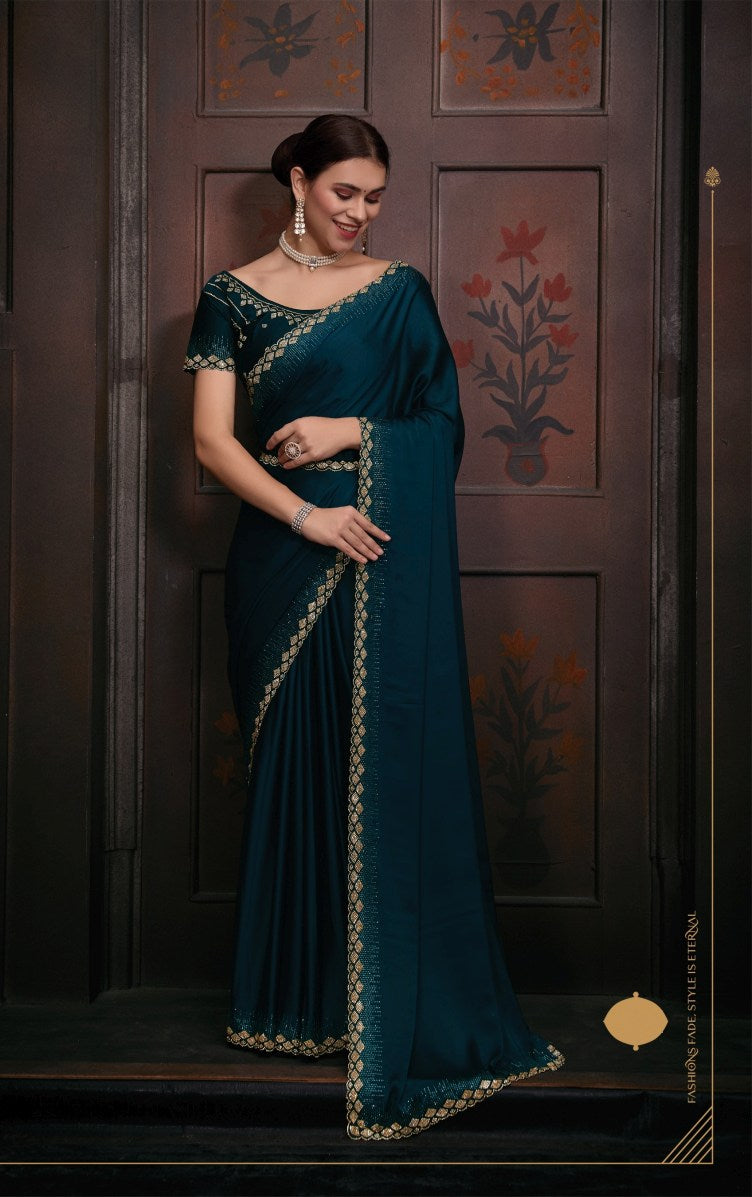 Georgette Silk saree