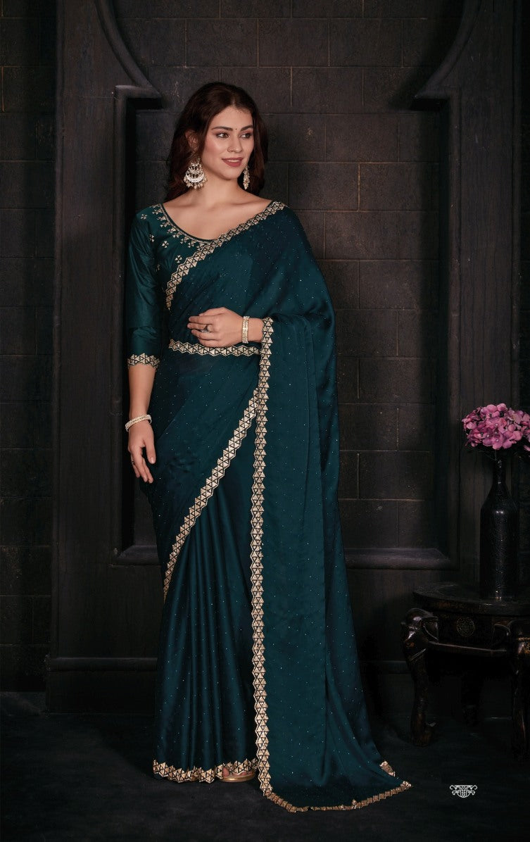 Georgette Silk saree