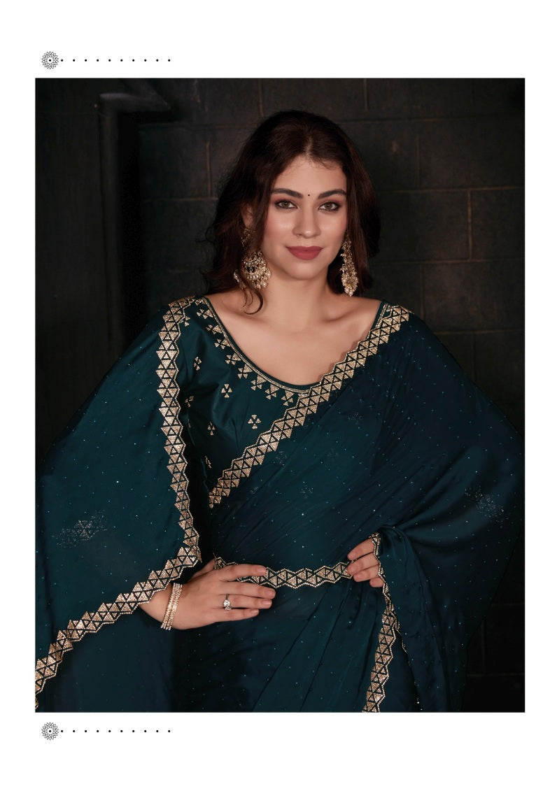 Georgette Silk saree