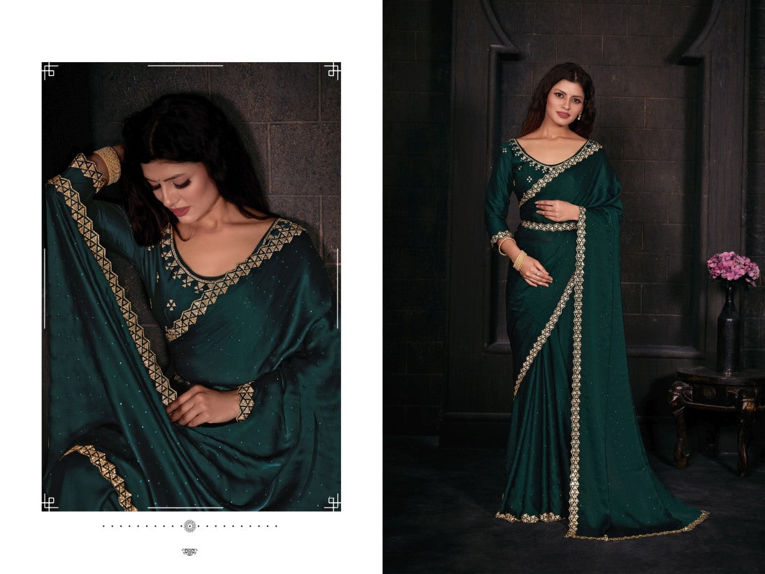 Georgette Silk saree