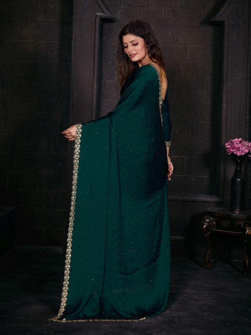 Georgette Silk saree