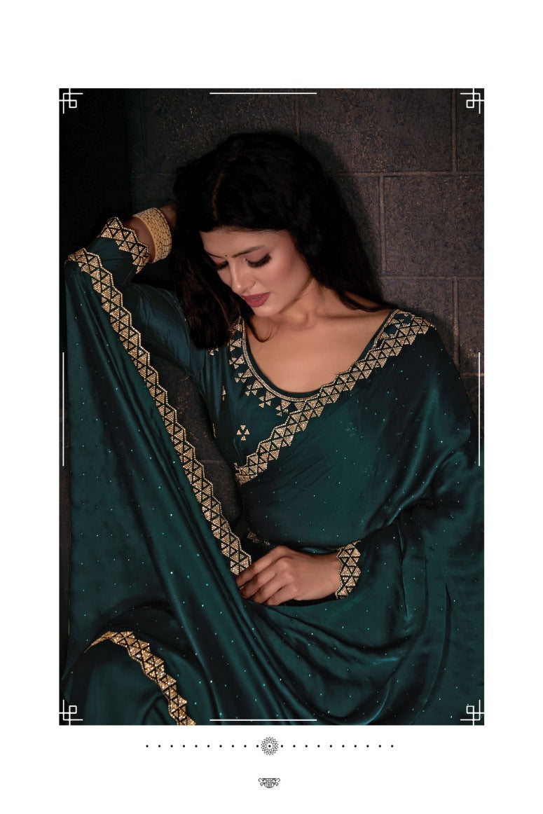 Georgette Silk saree