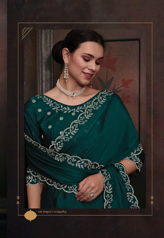 Georgette Silk saree