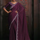 Georgette Silk saree